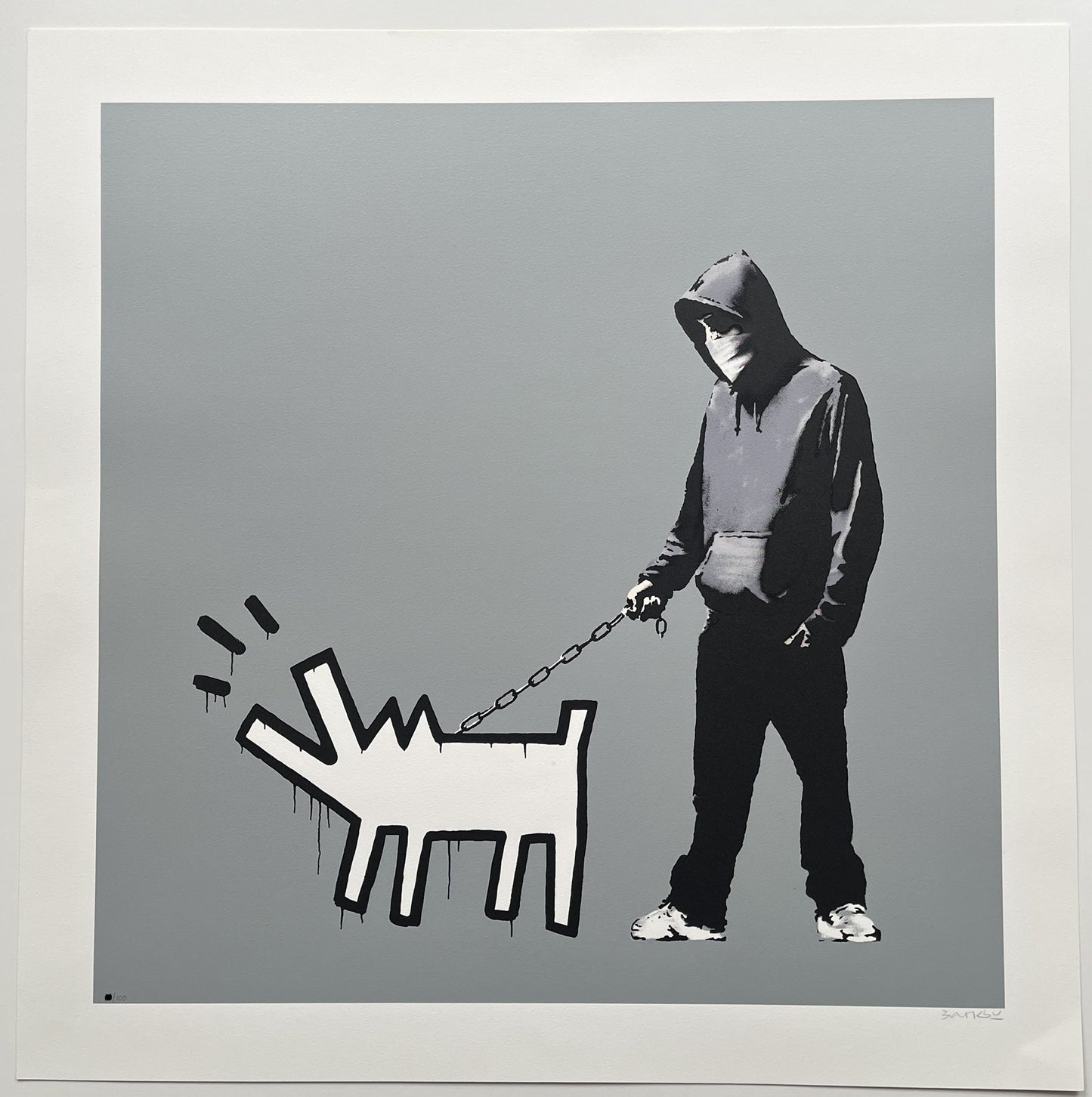 Banksy - Choose Your Weapon (Grey) (Signed)