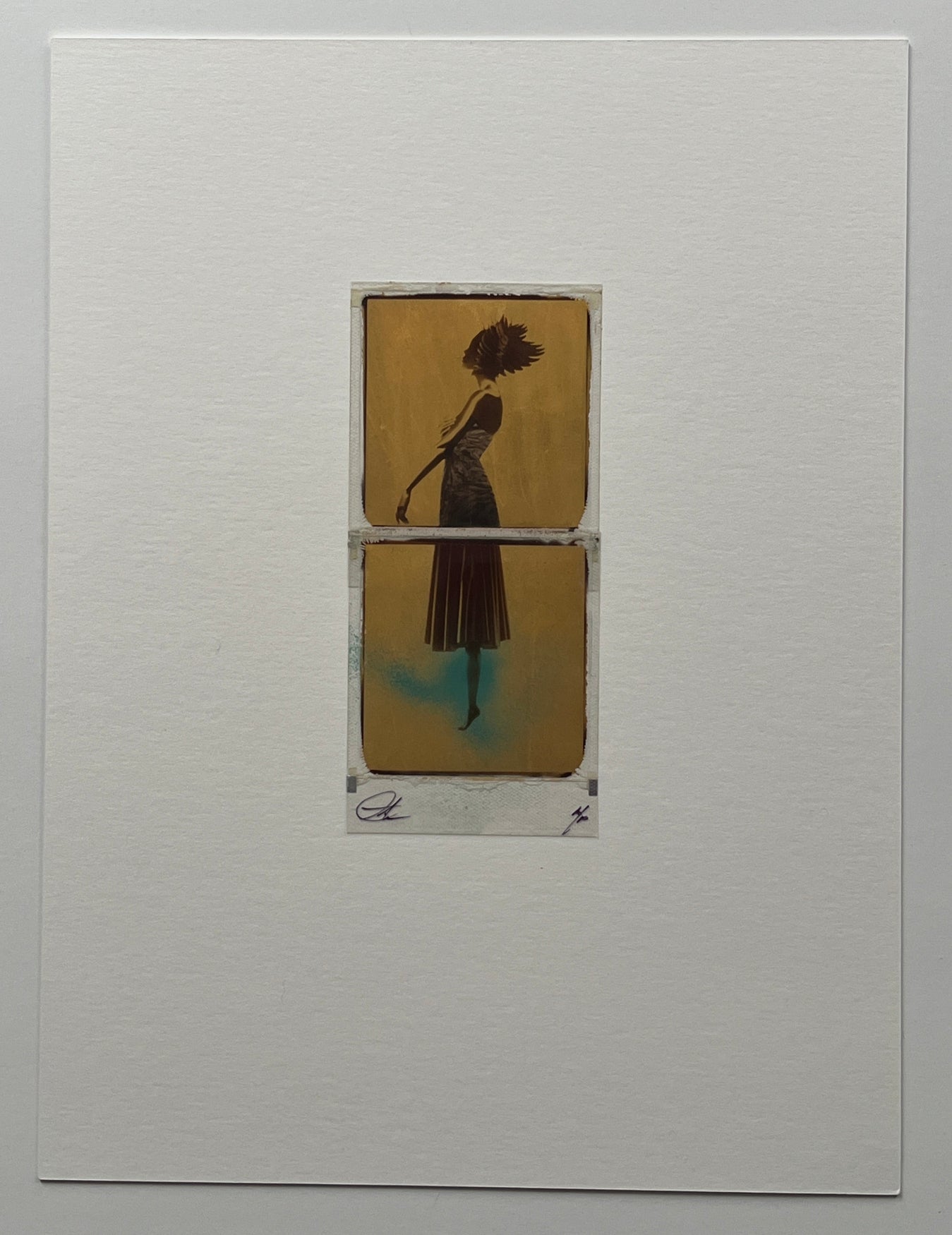 Andrew Millar - Between Me And The Sky (Polaroids with Gold Leaf)