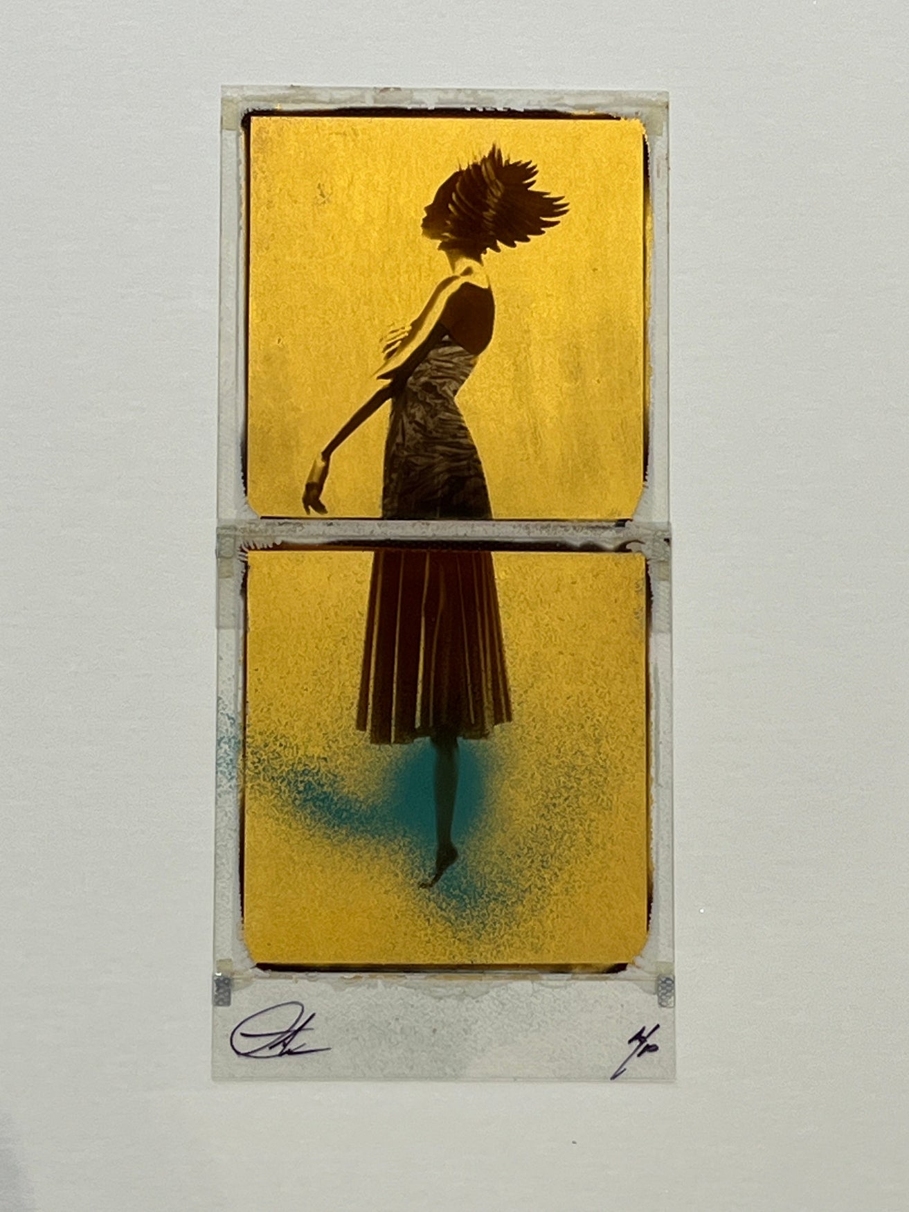 Andrew Millar - Between Me And The Sky (Polaroids with Gold Leaf)